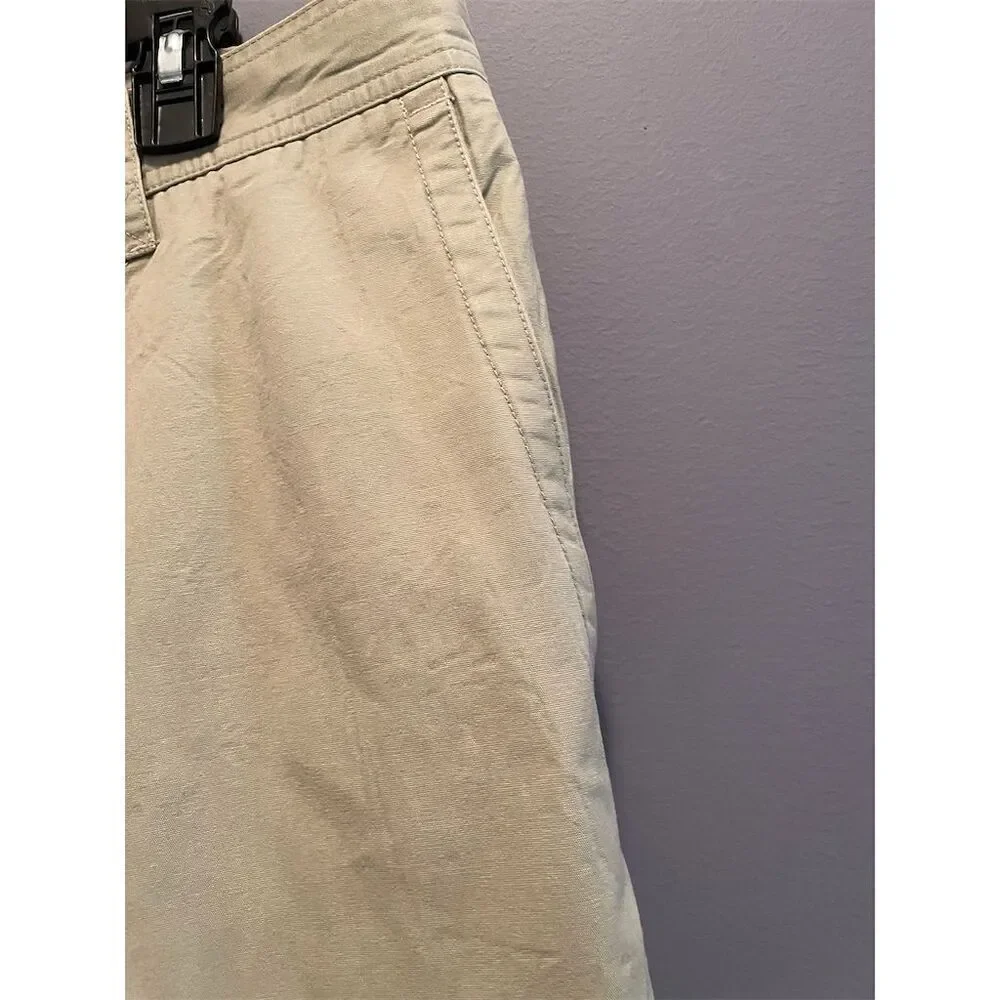 Columbia Men's Khaki Pants Beige 40x32 Relaxed Fit Pockets Casual, Outdoors